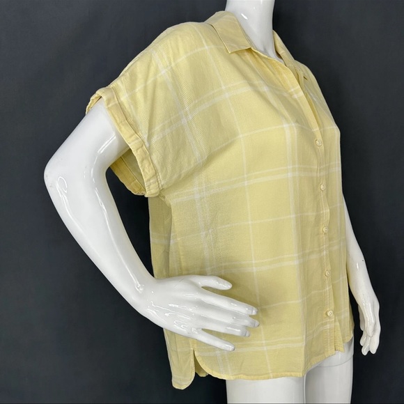 Patagonia Women's Lightweight A/C Top Shirt Harvest Windowpane Size Small - Picture 4 of 7